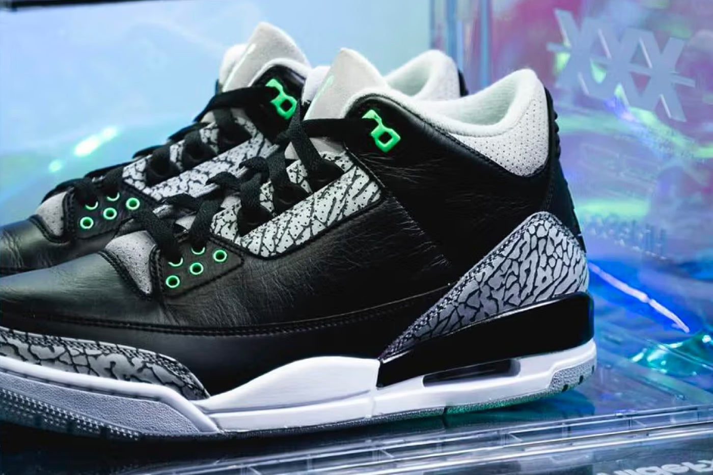 Get Up Close With the Air Jordan 3 "Green Glow"