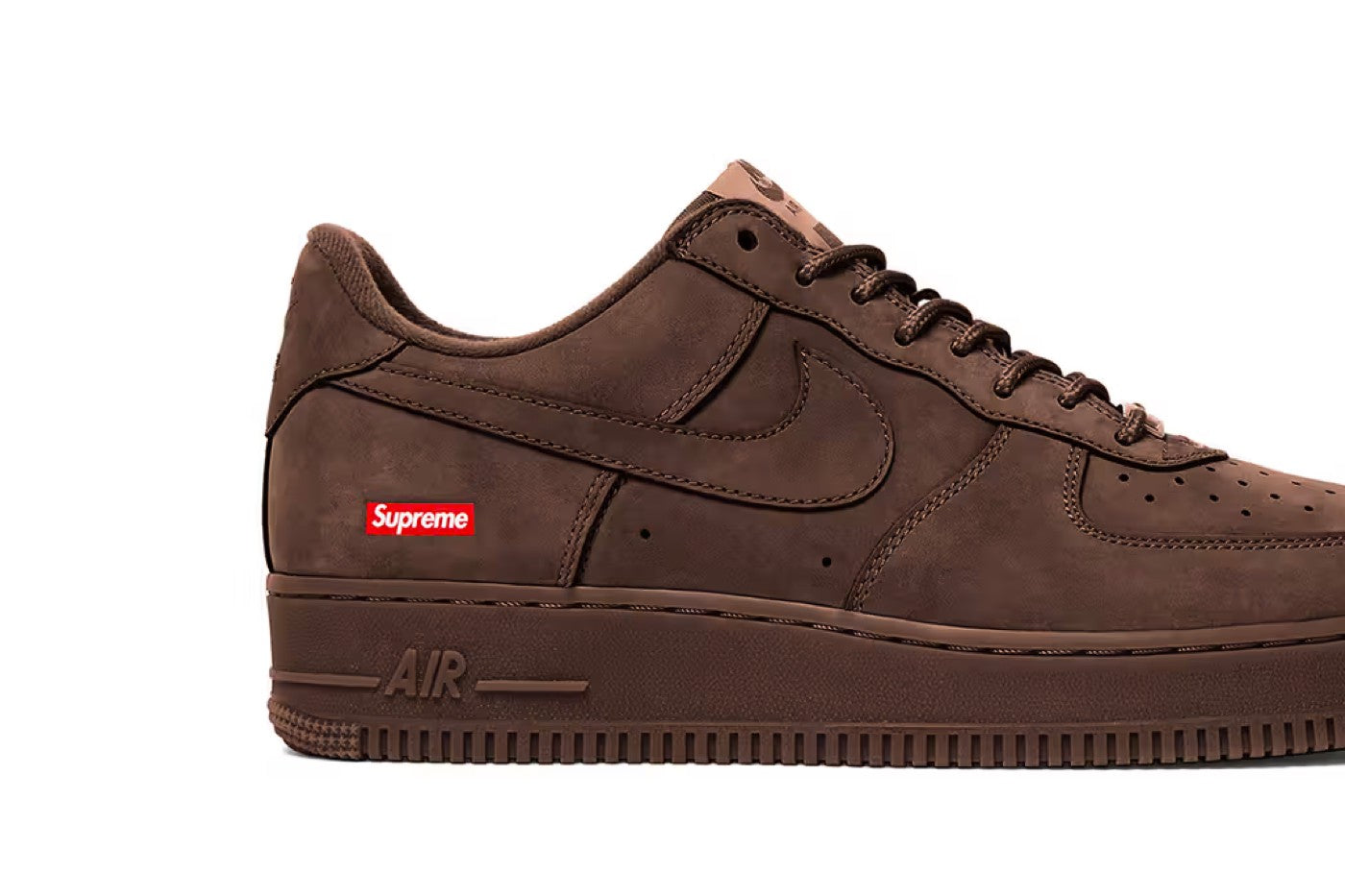 Get a Sneak Peek of the Supreme x Nike Air Force 1 "Baroque Brown"