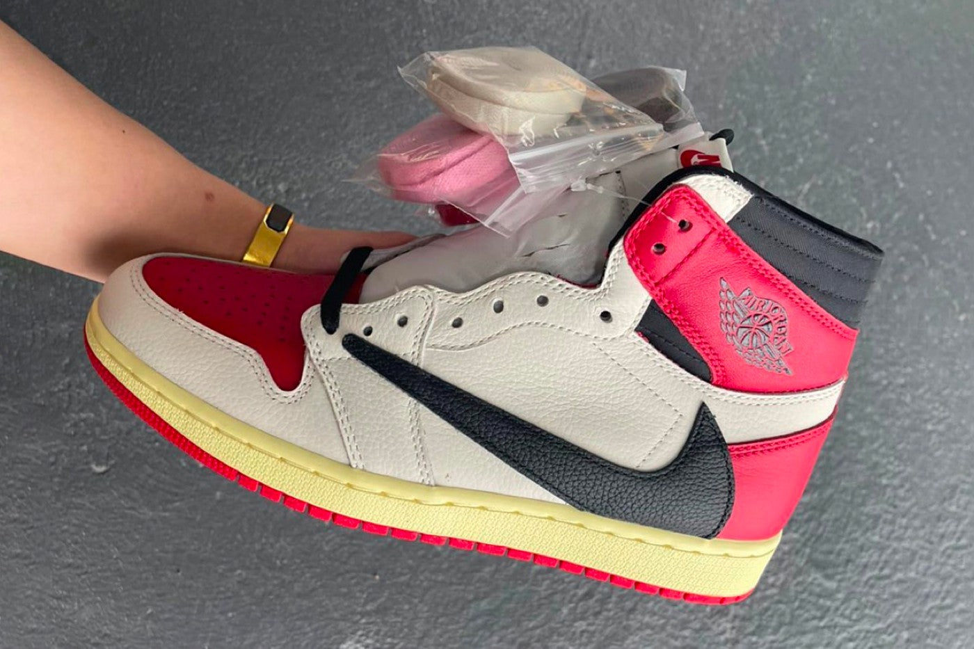 A Sneak Peek at the Travis Scott x Air Jordan 1 High OG "Chicago"