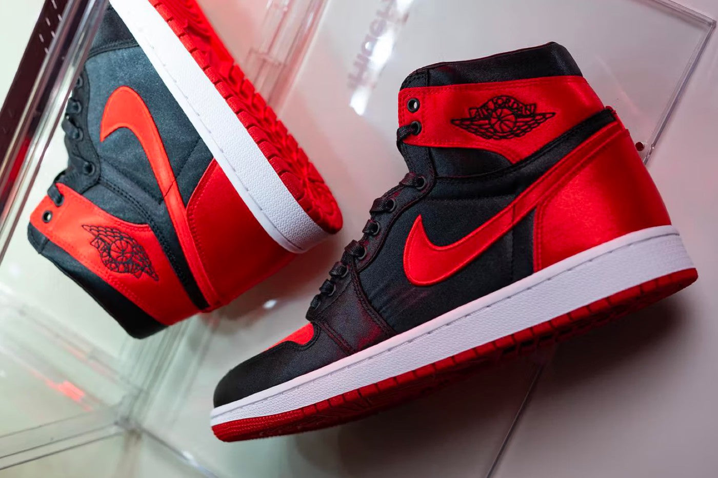 Get Up Close With the Air Jordan 1 High OG "Satin Bred"