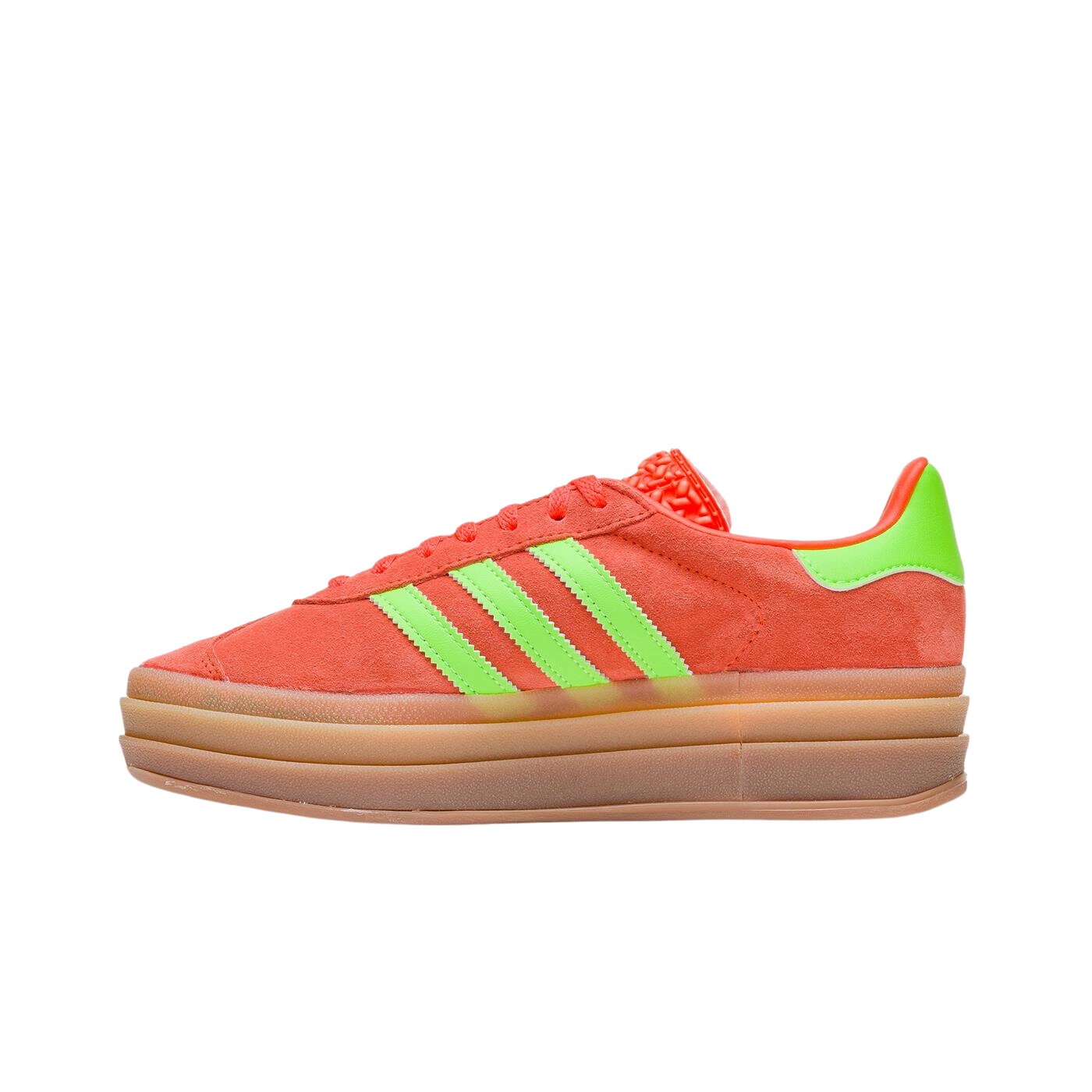 ADIDAS GAZELLE BOLD SOLAR ORANGE SOLAR GREEN (WOMEN'S)