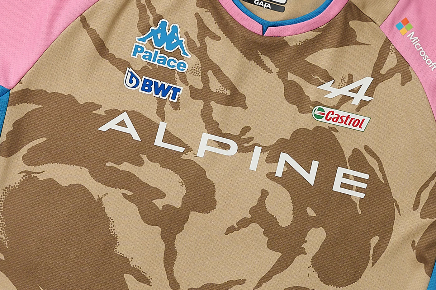 PALACE X KAPPA FOR ALPINE DRIVE JERSEY DESERT CAMO