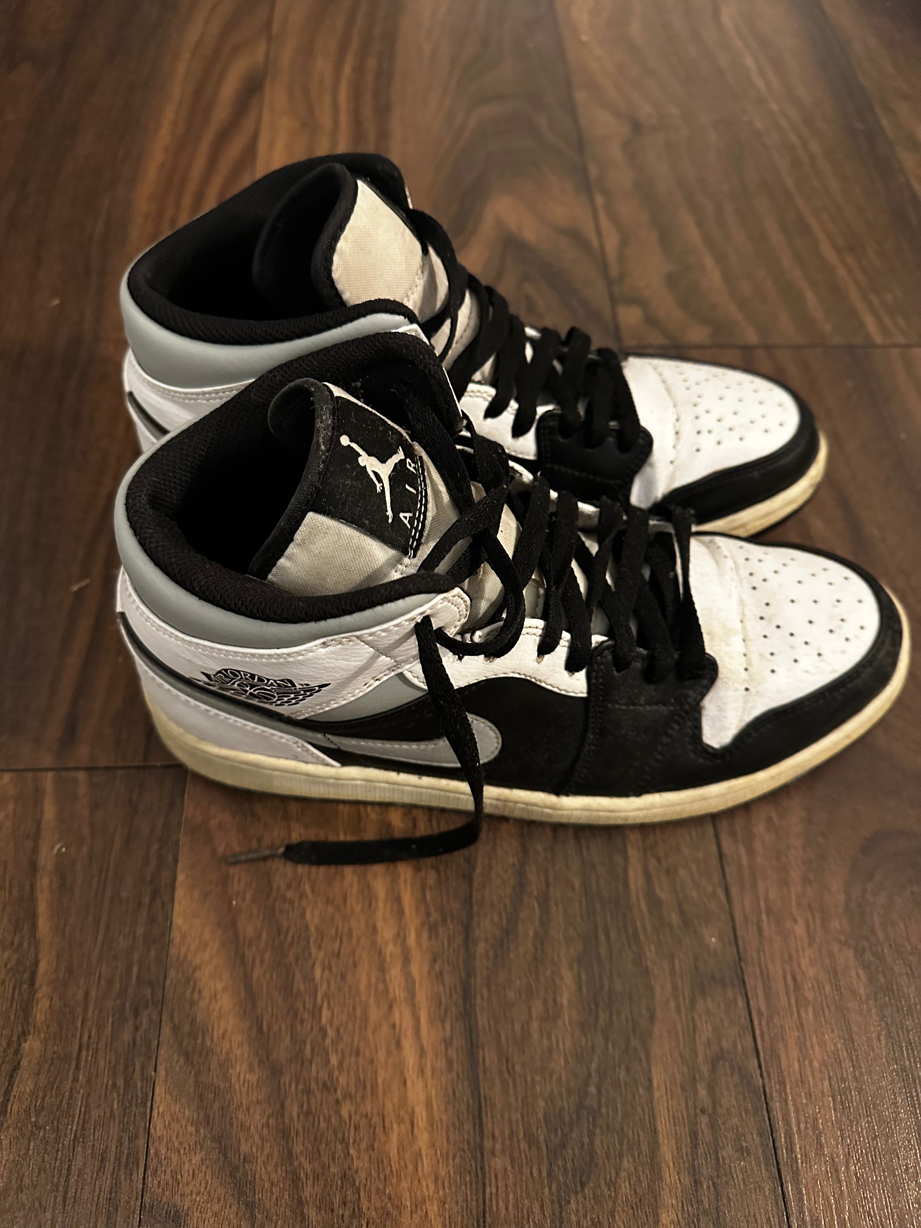 PRE LOVED - JORDAN 1 MID WHITE SHADOW (M)