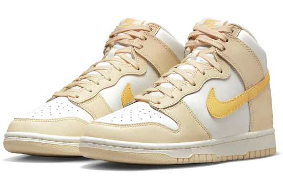 NIKE DUNK HIGH PALE VANILLA TOPAZ GOLD (W)