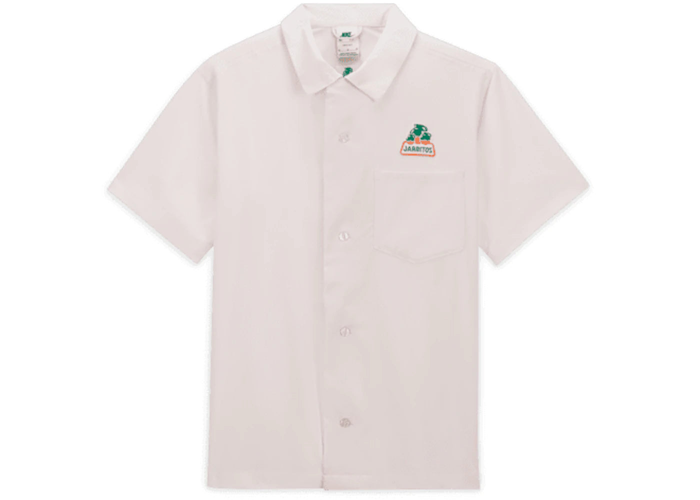 NIKE SB X JARRITOS BOWLING BUTTON UP SHIRT PEARL PINK