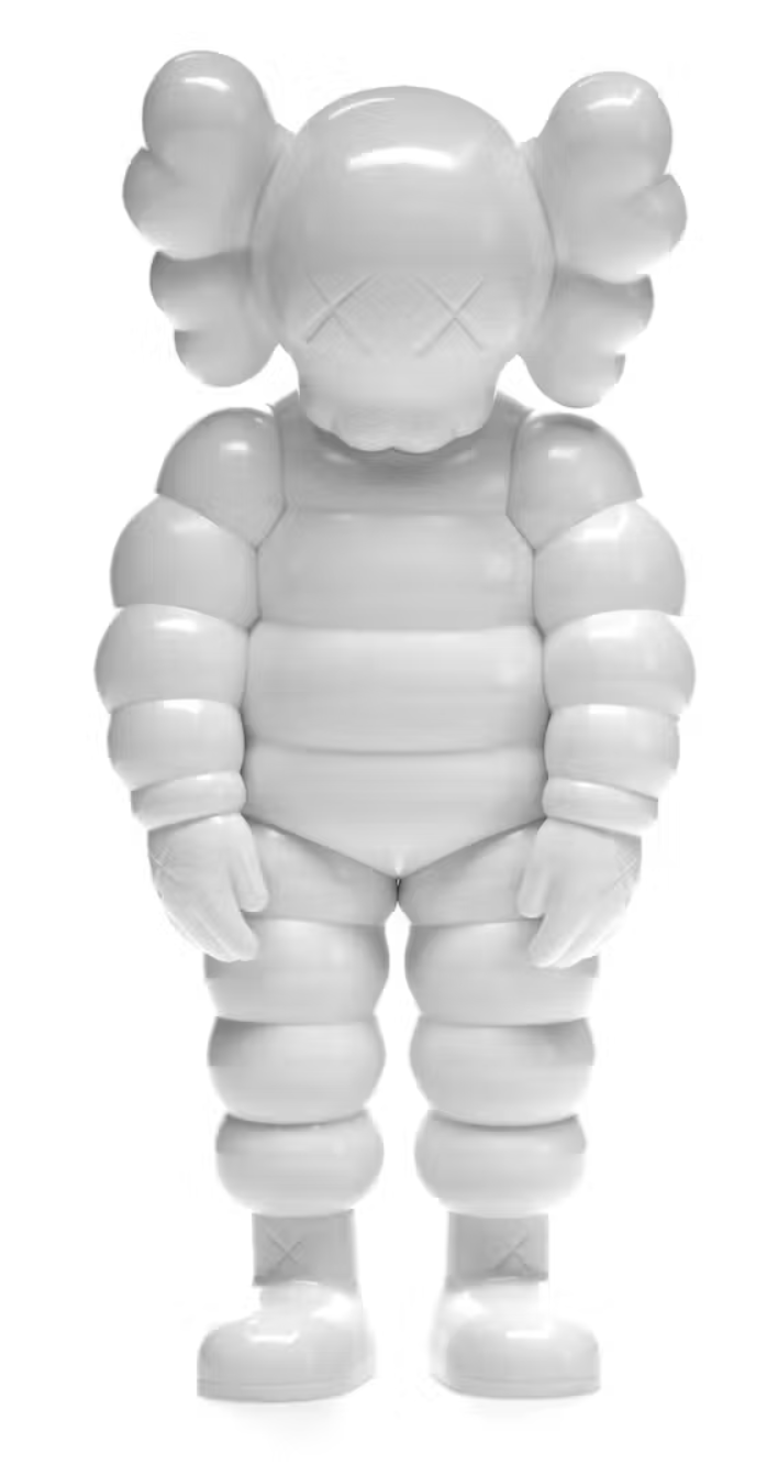 KAWS WHAT PARTY VINYL FIGURE WHITE