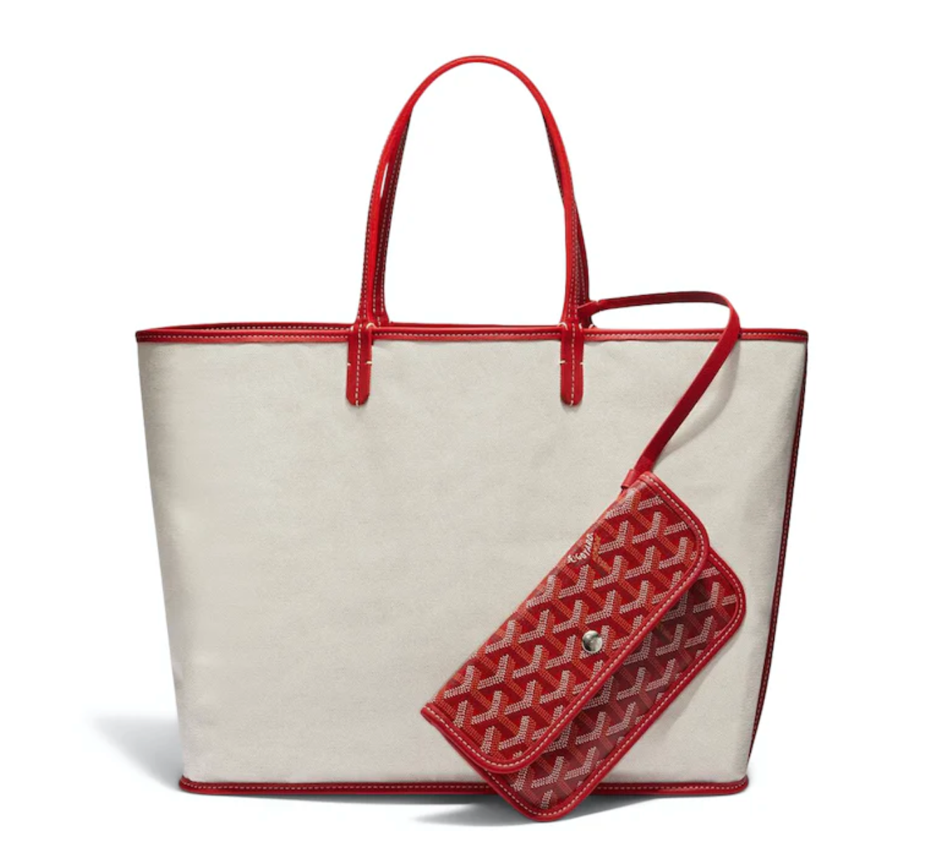 GOYARD SAINT LOUIS TOTE PM RED
