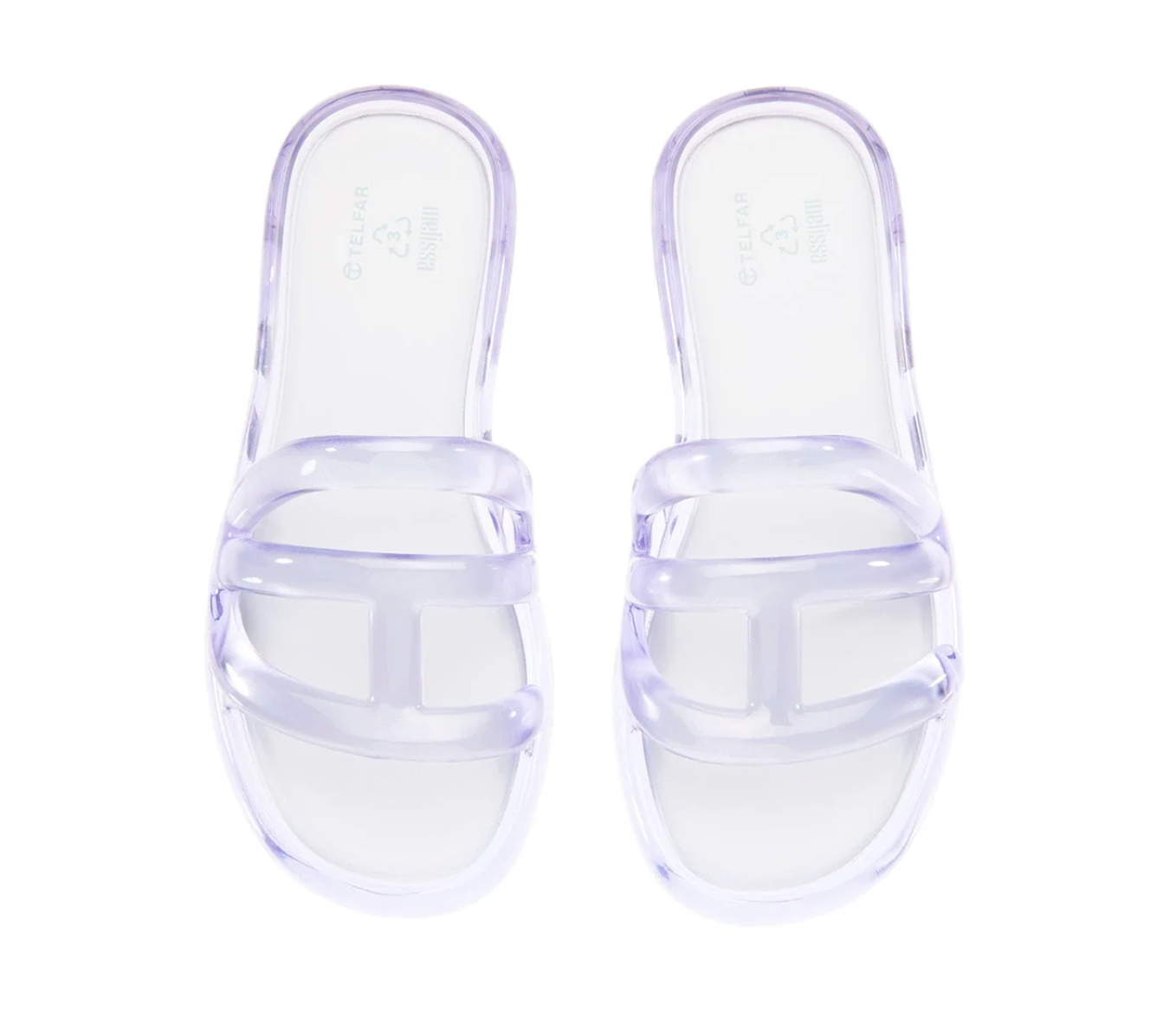 TELFAR JELLY SLIDE MELISSA CLEAR