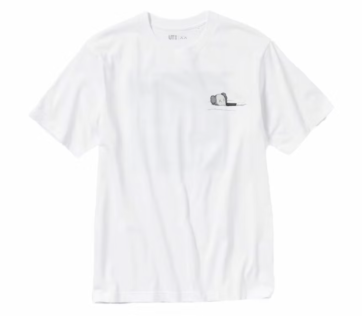 KAWS X UNIQLO UT SHORT SLEEVE ARTBOOK COVER T-SHIRT WHITE