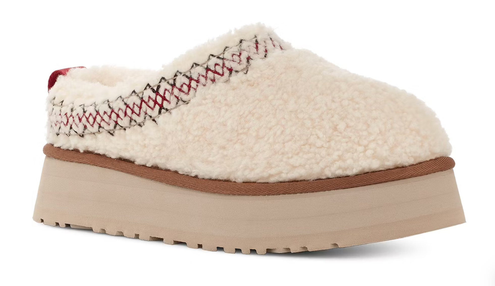 UGG TAZZ SLIPPER HERITAGE BRAID NATURAL (WOMEN'S)
