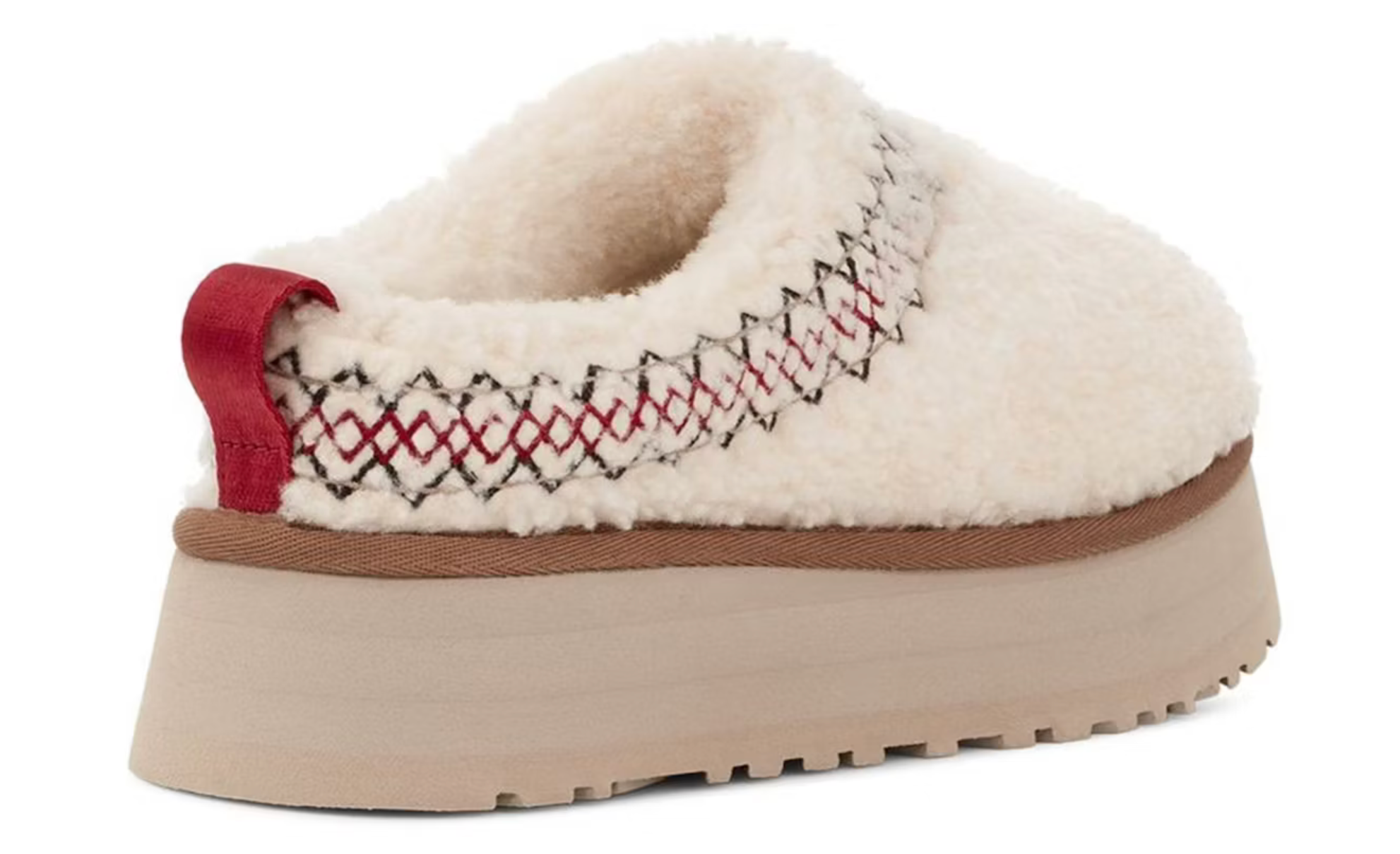 UGG TAZZ SLIPPER HERITAGE BRAID NATURAL (WOMEN'S)