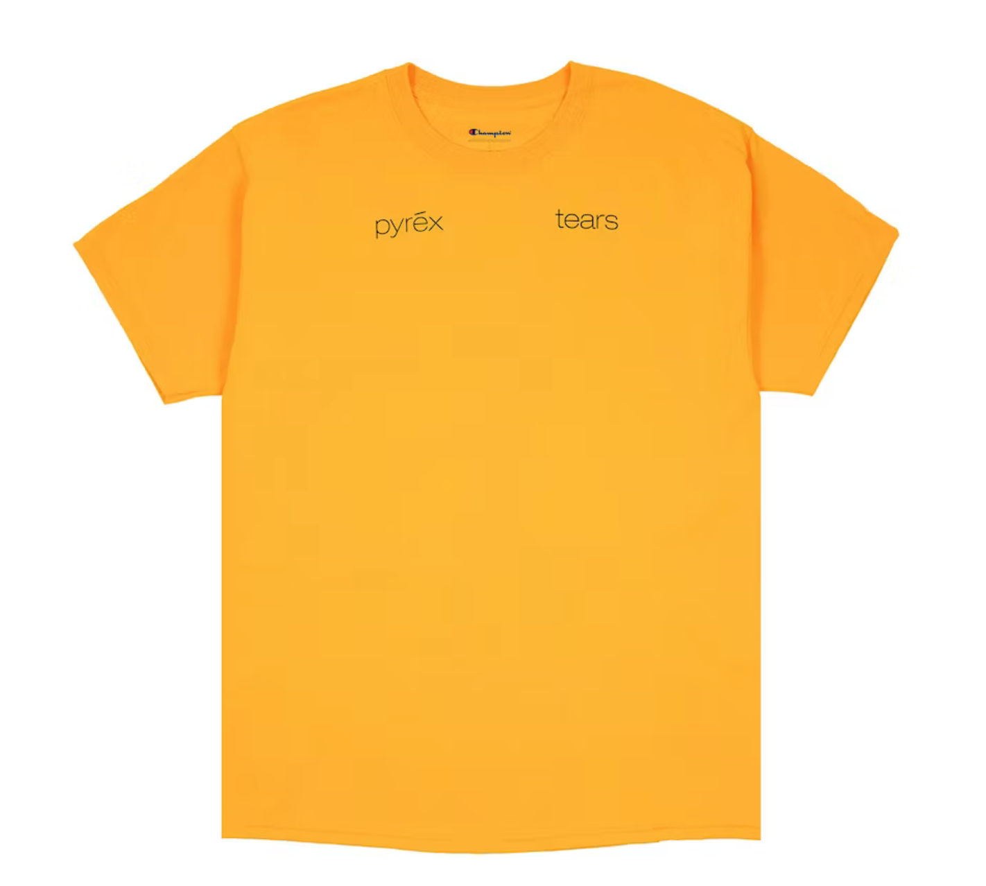 DENIM TEARS PYREX TEARS T-SHIRT YELLOW