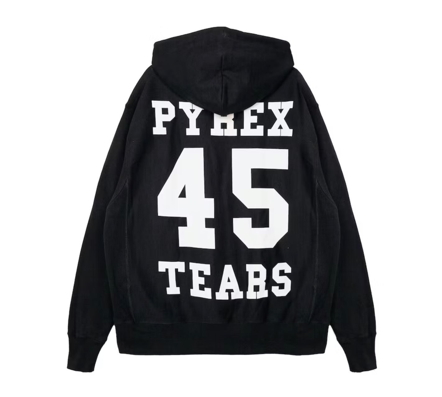 DENIM TEARS PYREX TEARS HOODIE BLACK