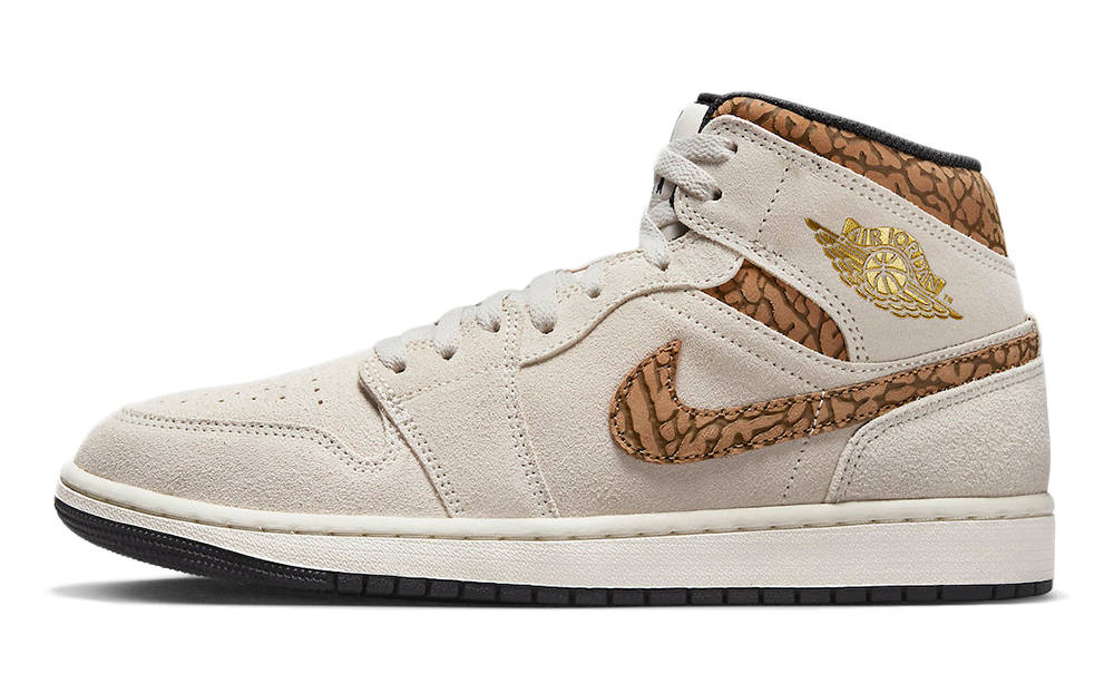 JORDAN 1 MID SE BROWN ELEPHANT
