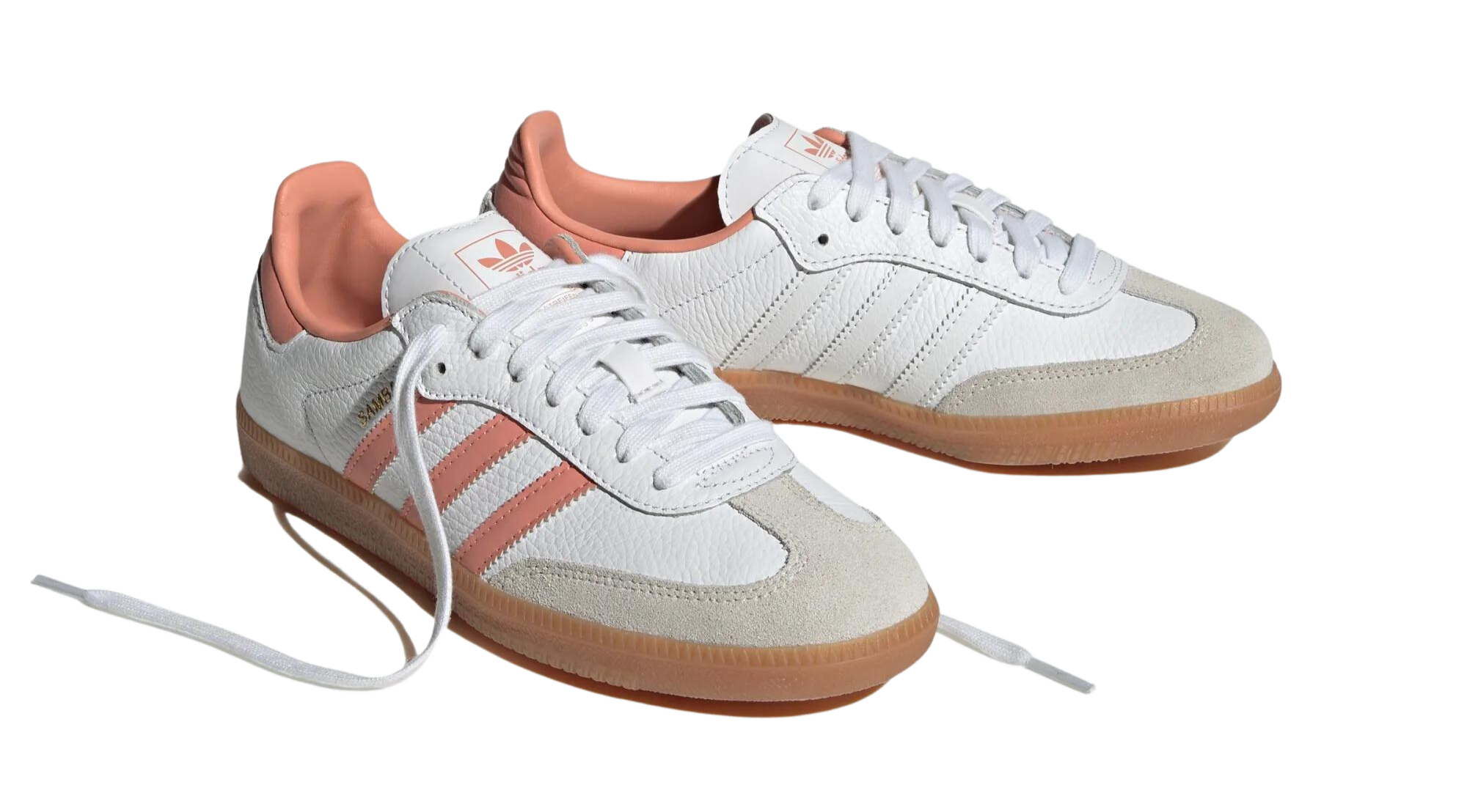 ADIDAS SAMBA OG WHITE WONDER CLAY GUM (WOMEN'S)