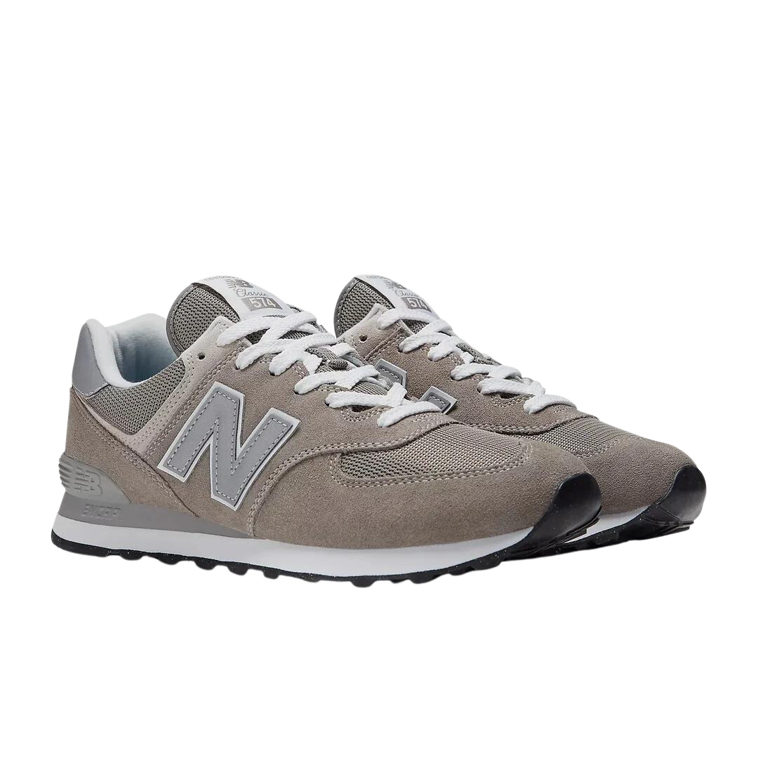 WIDE FIT NEW BALANCE RUNNING TRAINERS GREY MEN'S