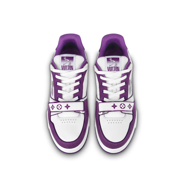 vuitton purple sneakers