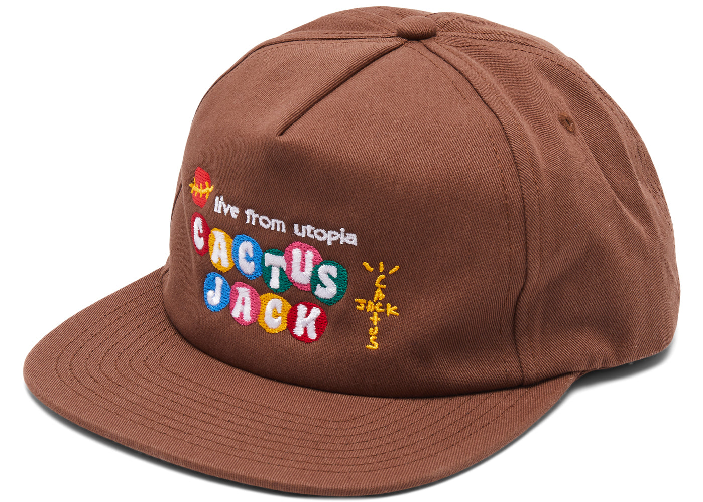 TRAVIS SCOTT X MCDONALD'S CJ LIVE FROM UTOPIA HAT BROWN