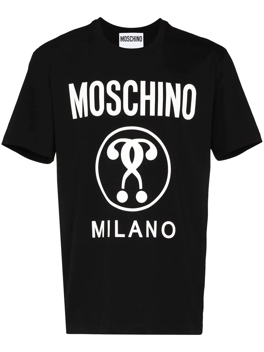 PRE LOVED MOSCHINO QUESTION MARK T SHIRT kurz geschnittenes