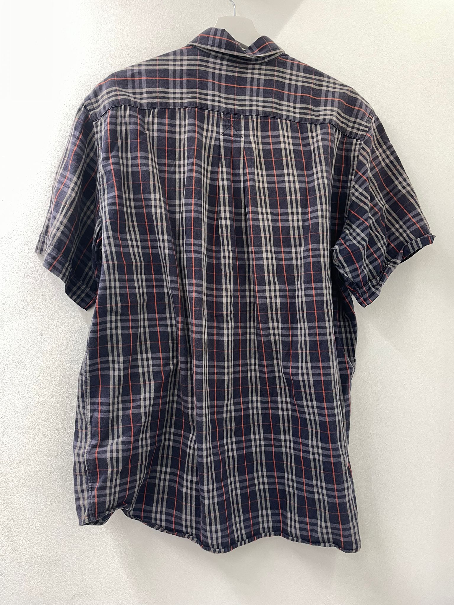 PRE LOVED - VINTAGE BURBERRY SHORT SLEEVE CHECKED SHIRT