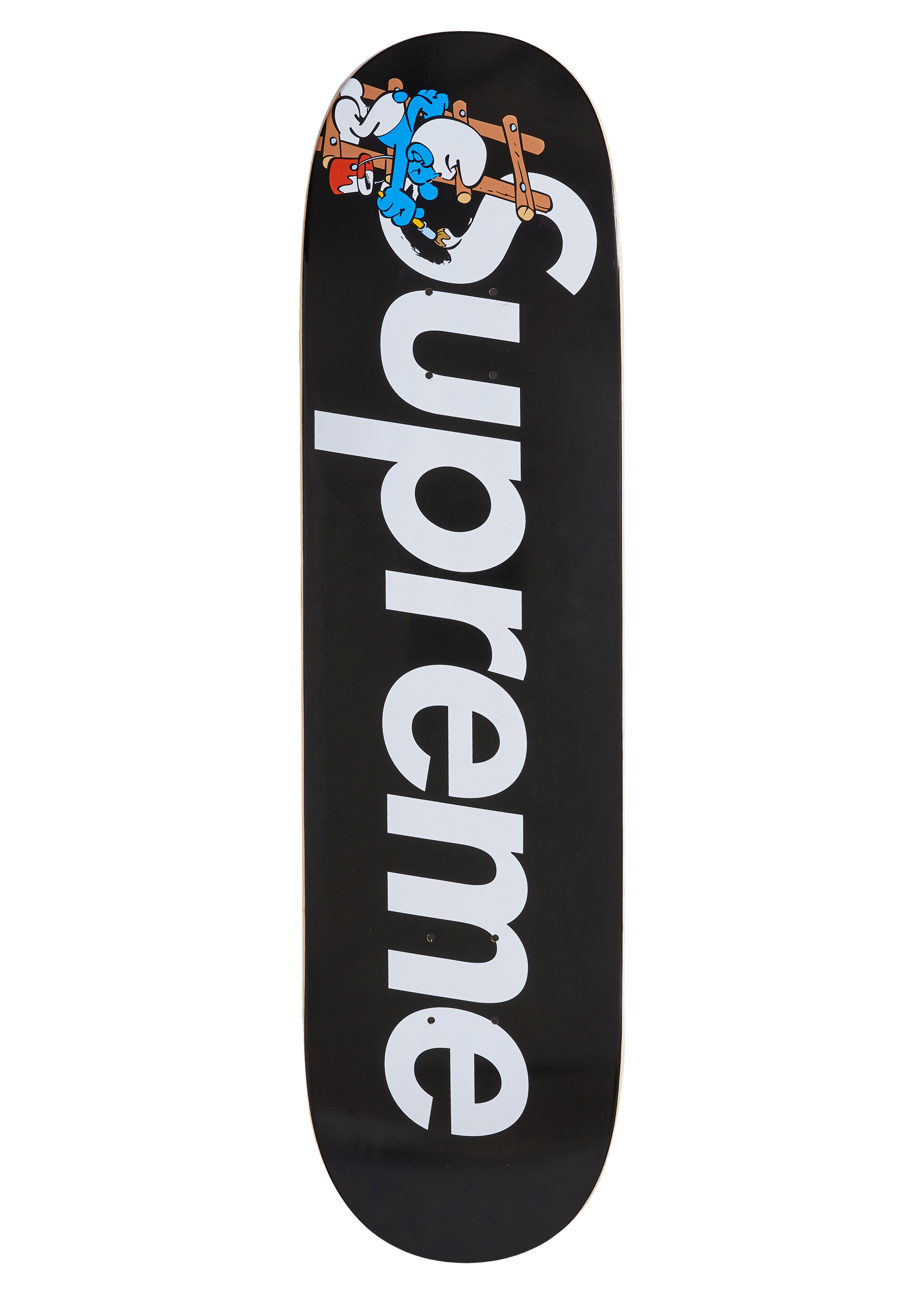 SUPREME SMURFS SKATEBOARD BLACK