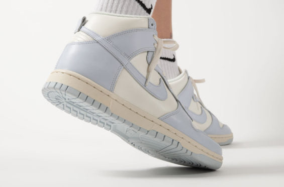 NIKE DUNK HIGH SAIL FOOTBALL GREY (W) - The Edit Man London Online