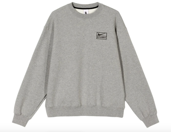 Stussy white online crew neck