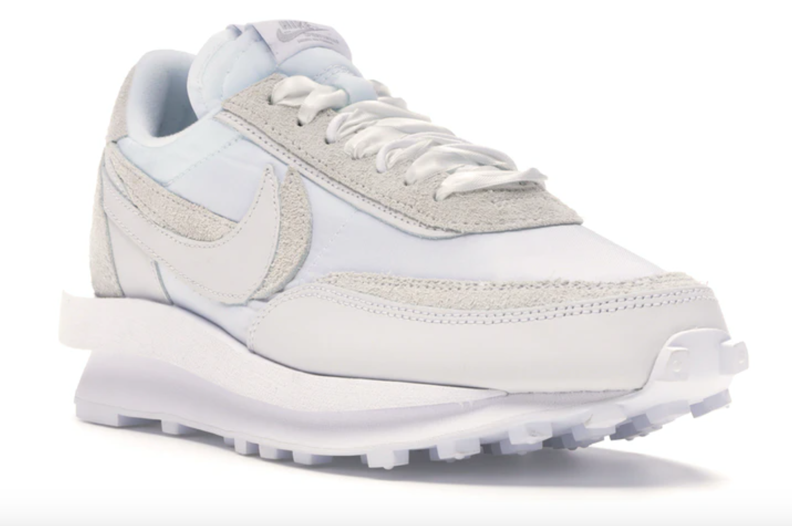 NIKE LD WAFFLE x SACAI WHITE NYLON - The Edit Man London Online