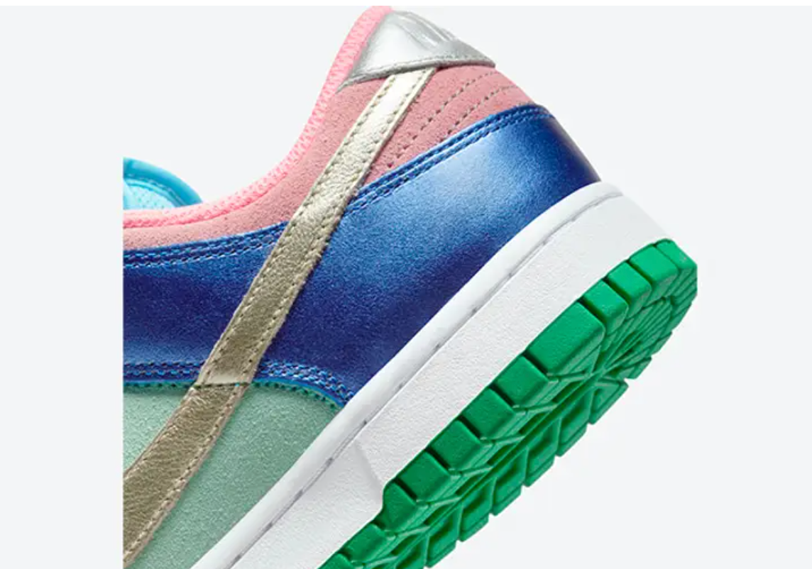 NIKE DUNK LOW METALLIC MISMATCH MULTI - The Edit LDN