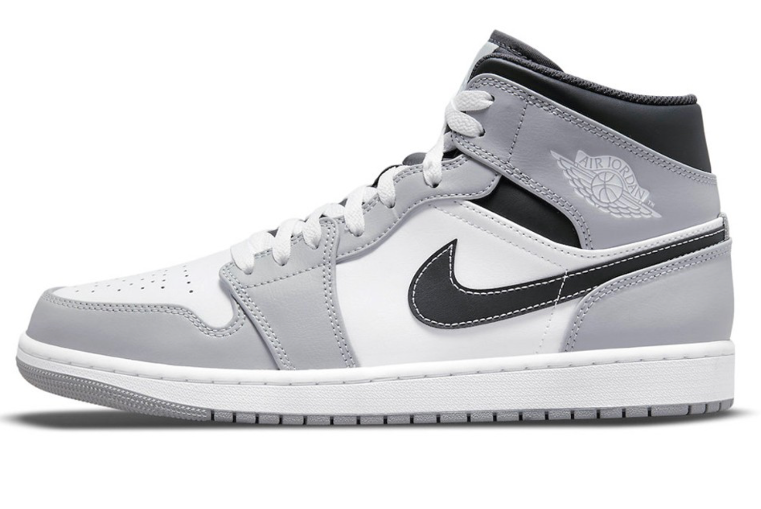 JORDAN 1 MID SMOKE GREY BLACK (M) - The Edit LDN