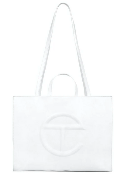 Big white sales tote bag