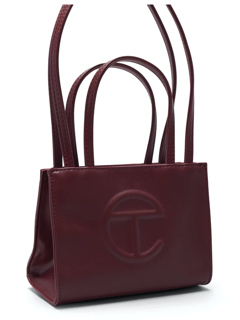 TELFAR SHOPPING BAG SMALL OXBLOOD - The Edit LDN