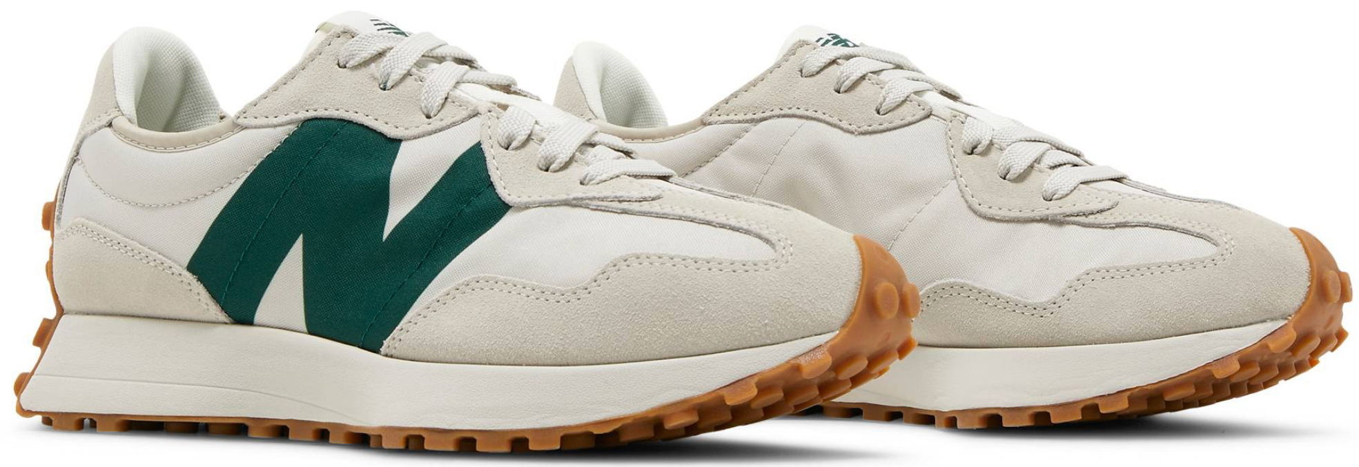 NEW BALANCE 327 TIMBERWOLF NIGHTWATCH GREEN - The Edit LDN