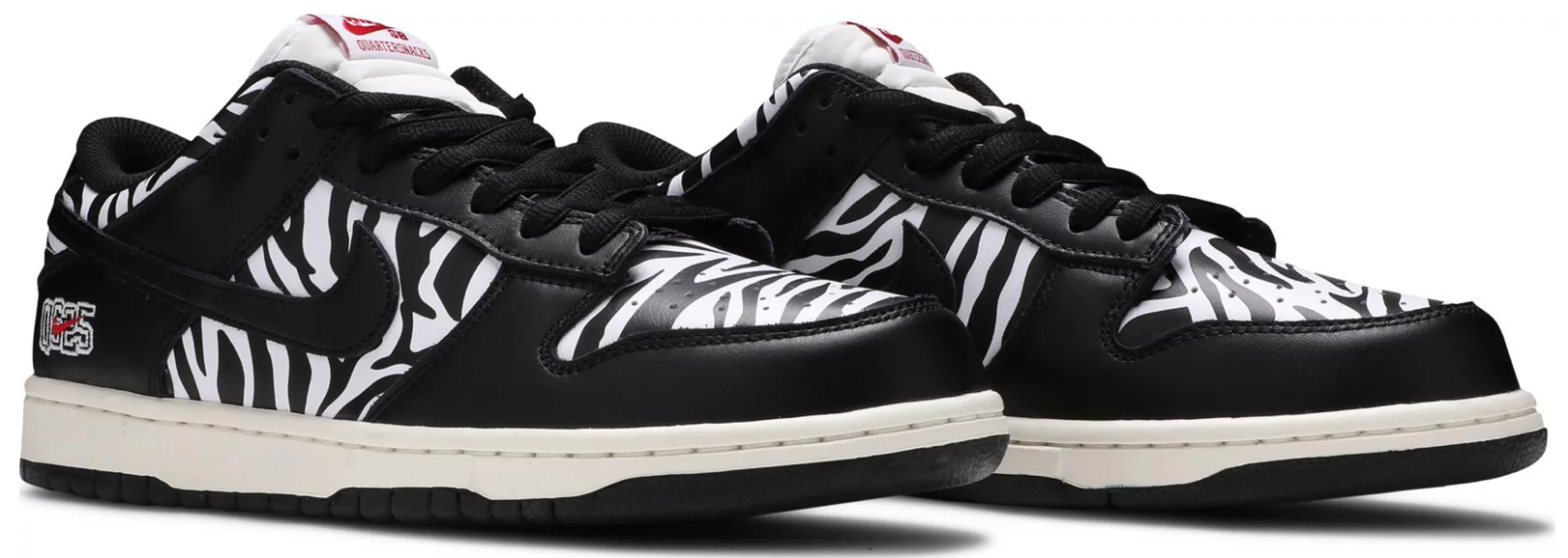 NIKE SB DUNK LOW OG QS QUARTERSNACKS ZEBRA - The Edit LDN