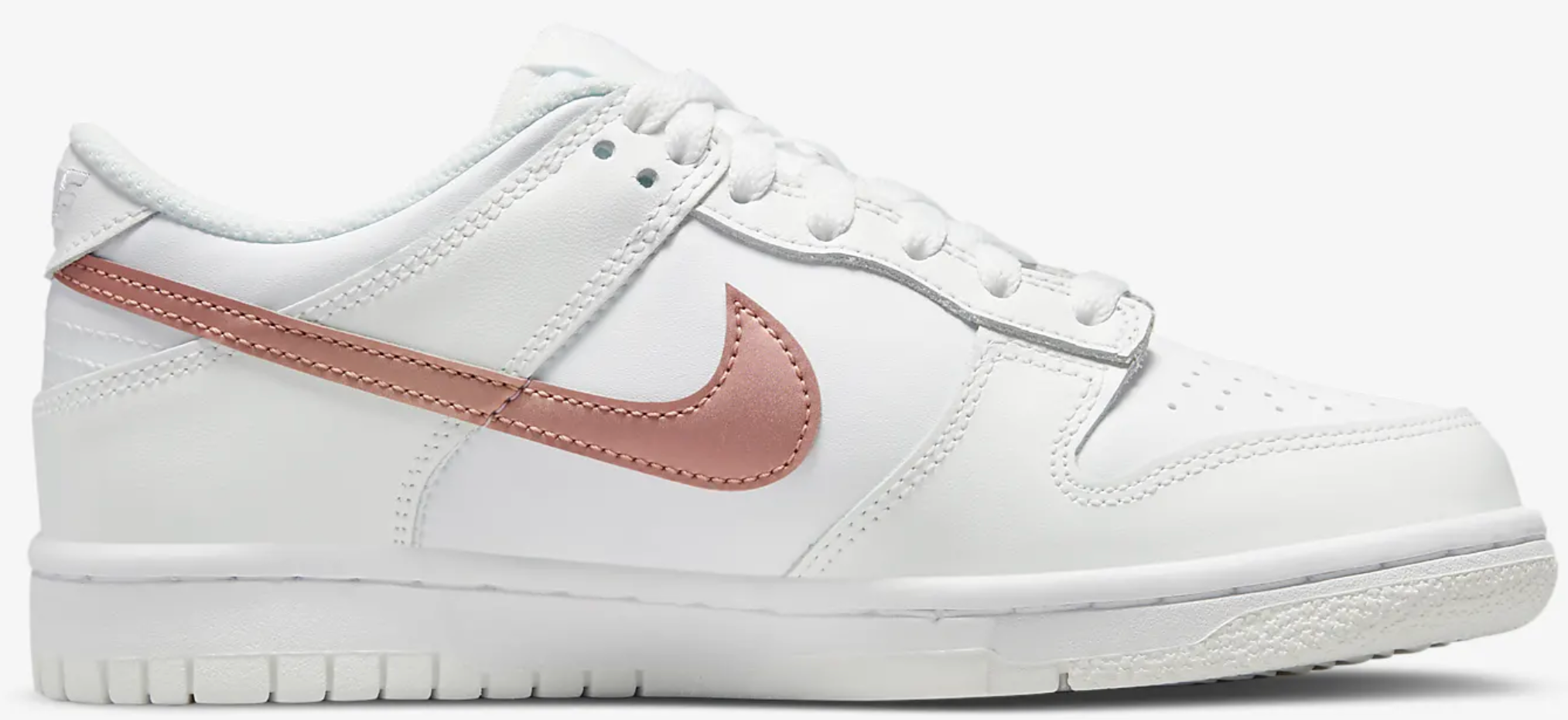 NIKE DUNK LOW WHITE PINK (GS)