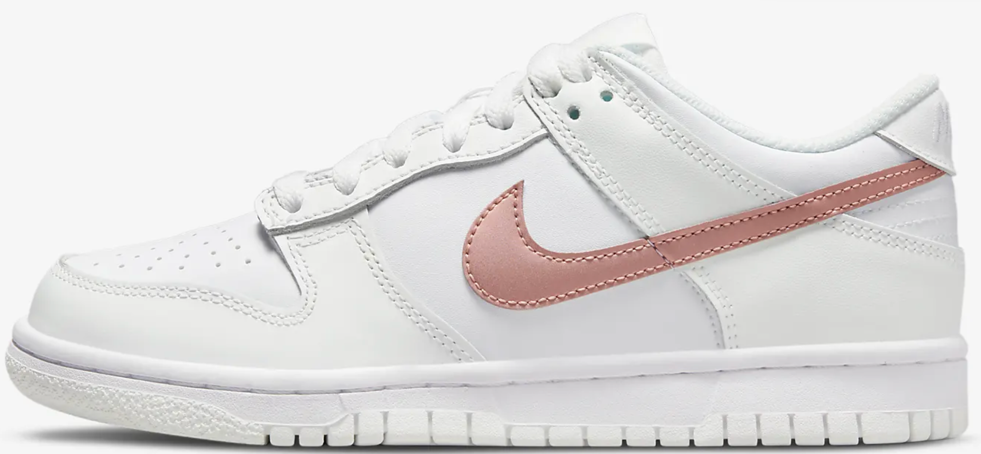 NIKE DUNK LOW WHITE PINK (GS)