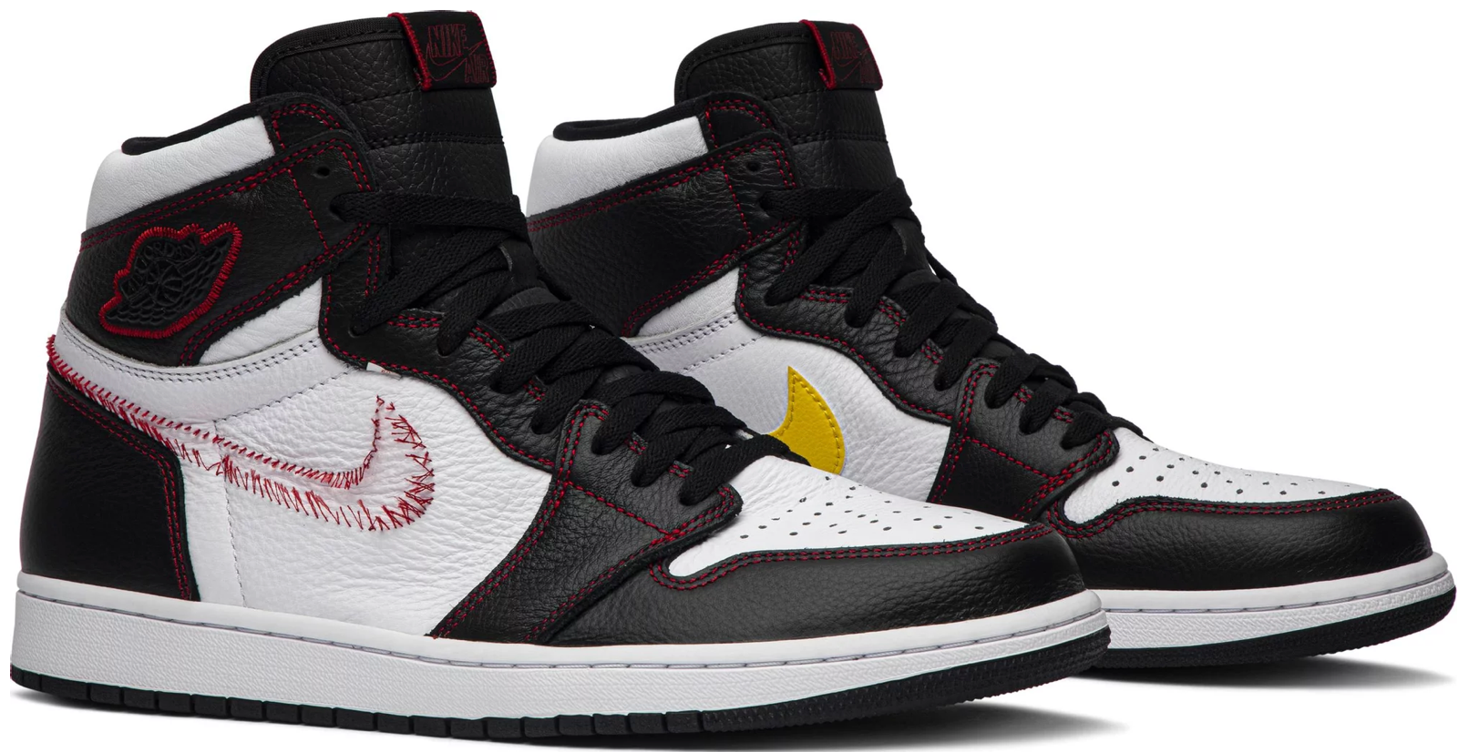 JORDAN 1 RETRO HIGH DEFIANT WEISS SCHWARZ GYM ROT