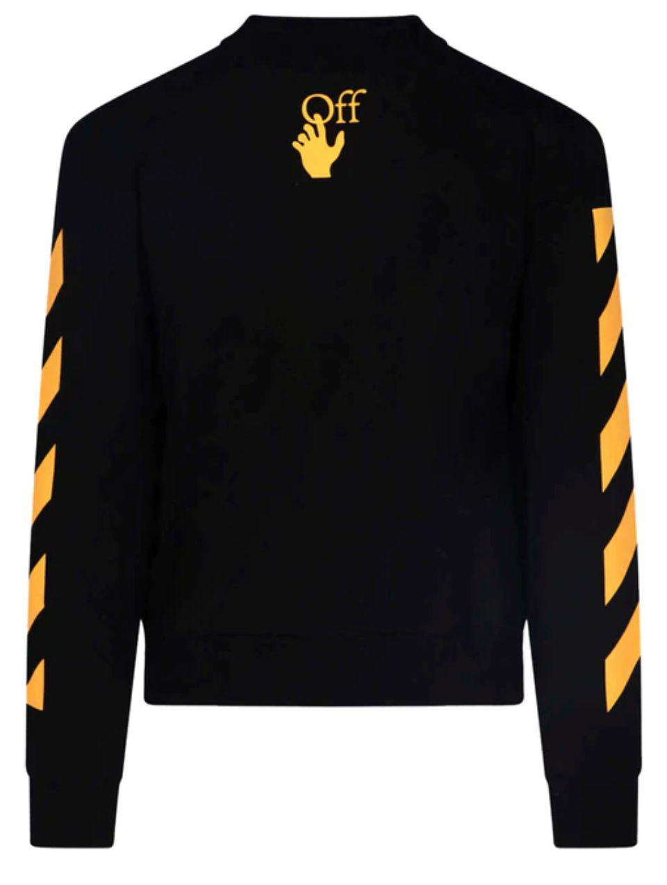 OFF-WHITE PAINTING SLIM CREWNECK BLACK MULTICOLOR