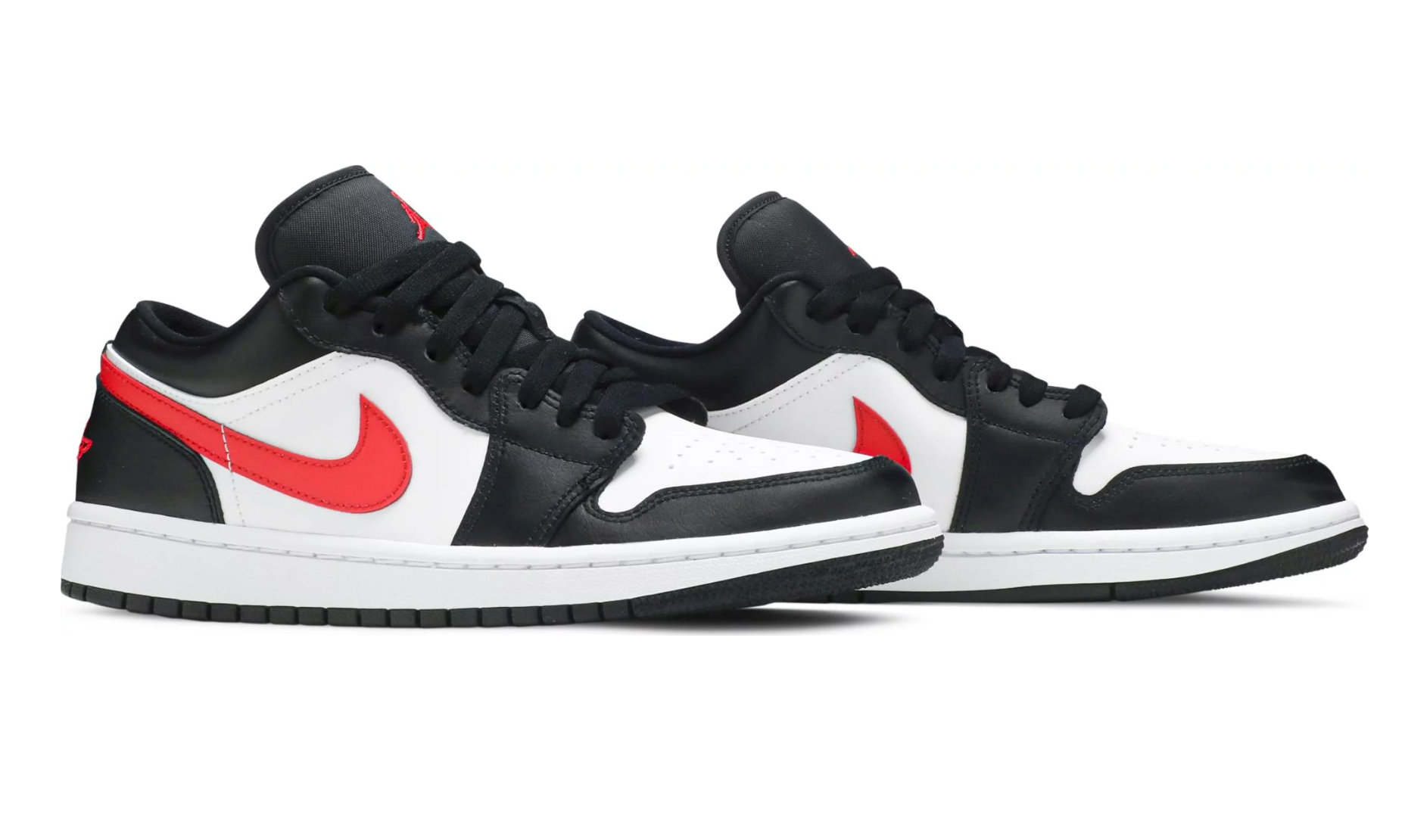 JORDAN 1 BAJO NEGRO ROJO SIRENA (W)