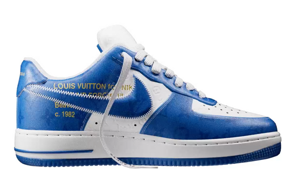 Louis Vuitton x Nike Air Force 1 Royal Blue US 6.5