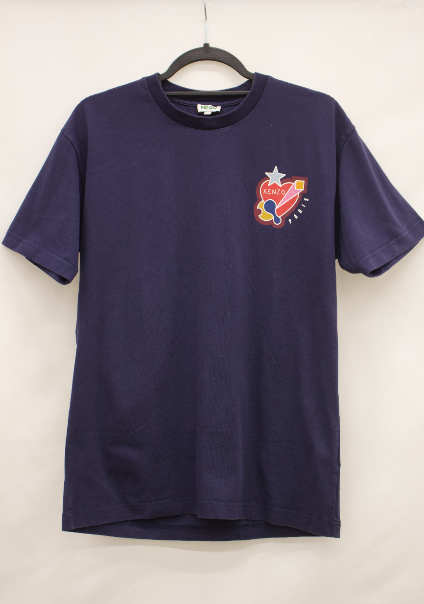 PRE LOVED - KENZO BLUE T SHIRT