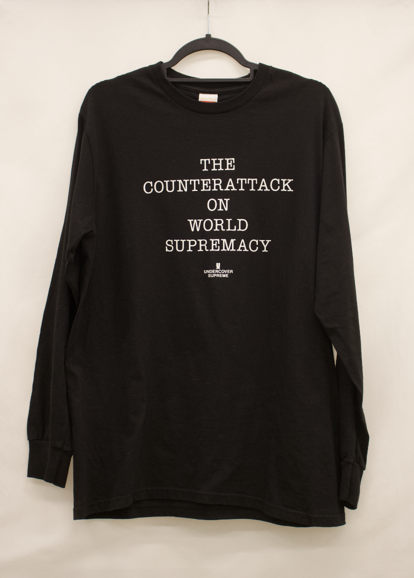 PRE LOVED - SUPREME BLACK PUBLIC ENEMY LONG SLEEVE