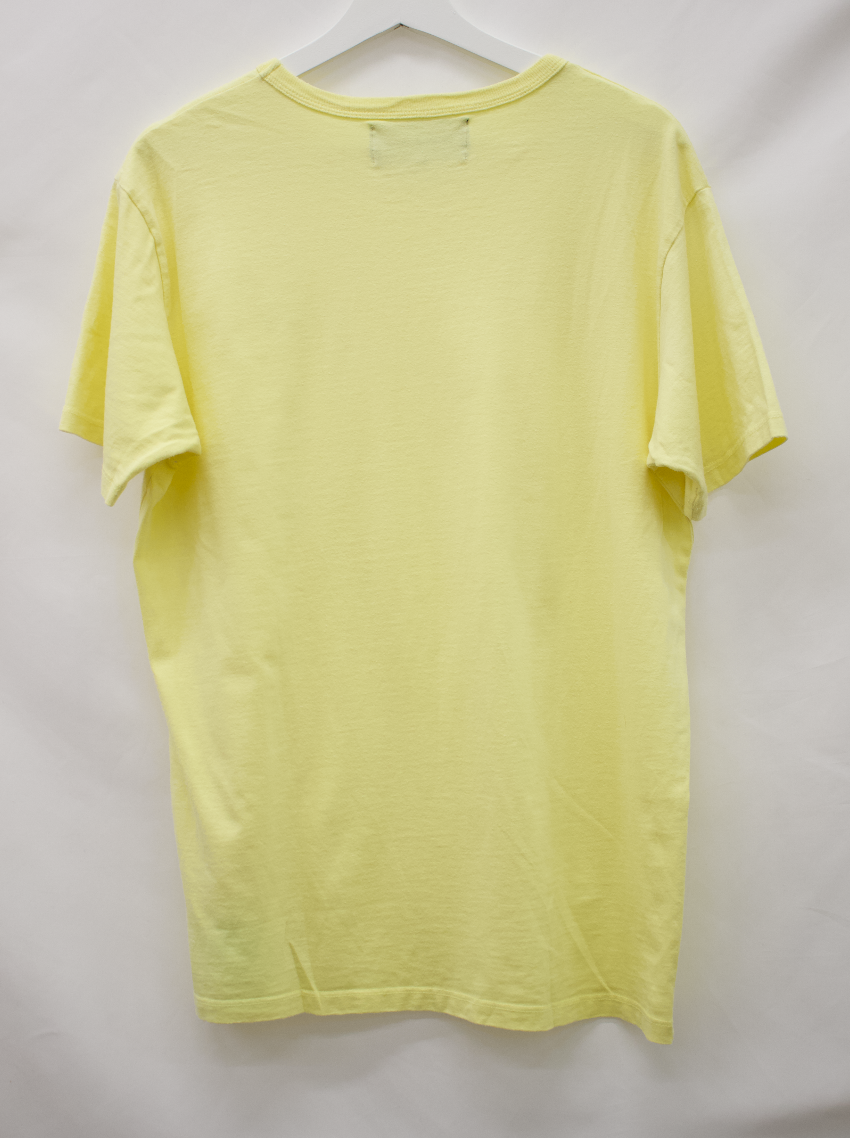PRE LOVED - BIANCA CHANDON CALIFORNIA T-SHIRT YELLOW