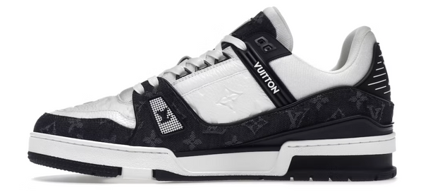 Louis Vuitton Trainer Sneaker Black Men Shoes Ganebet Store
