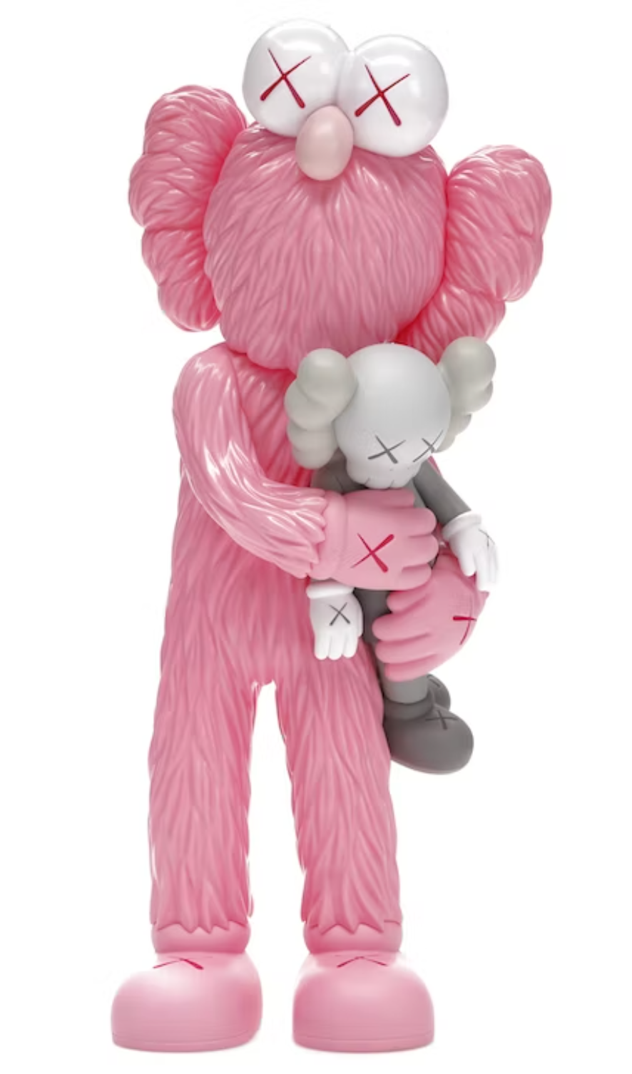 FIGURA KAWS TAKE VINILO ROSA