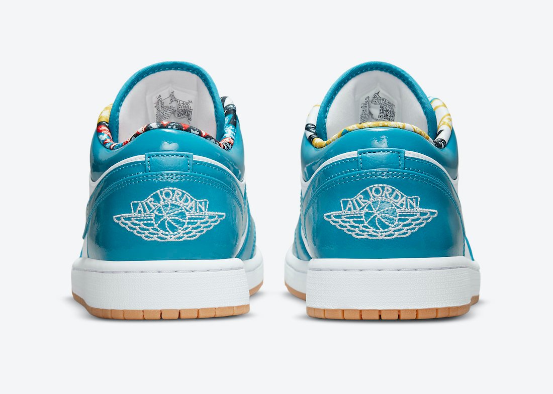 JORDAN 1 LOW LIGHT TEAL - The Edit LDN