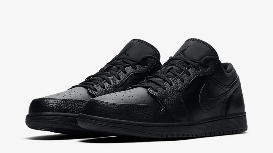 JORDAN 1 LOW TRIPLE BLACK - The Edit LDN