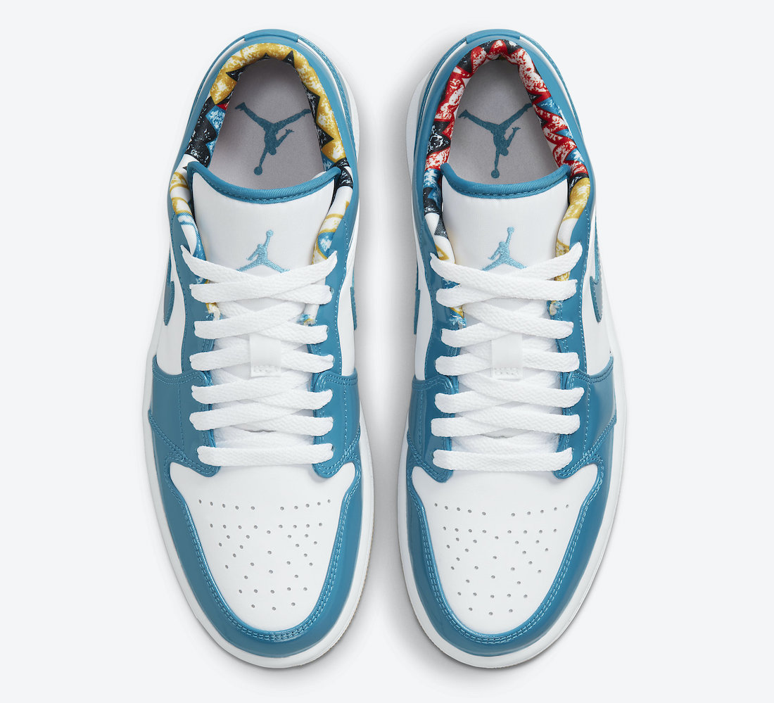 JORDAN 1 LOW LIGHT TEAL - The Edit LDN