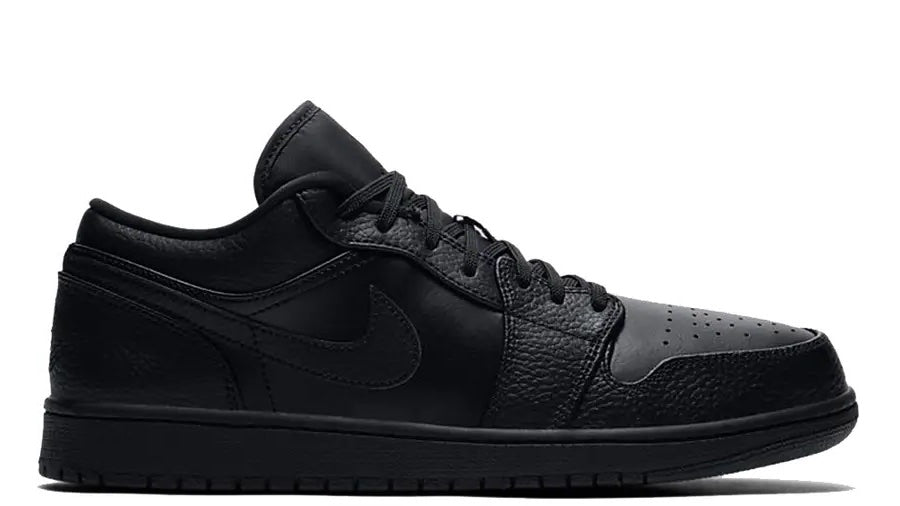 JORDAN 1 LOW TRIPLE BLACK - The Edit LDN
