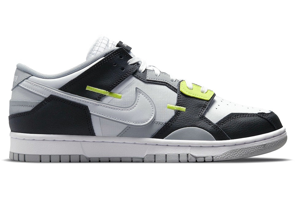 NIKE DUNK LOW SCRAP WOLF GREY LIGHT LEMON TWIST - The Edit LDN